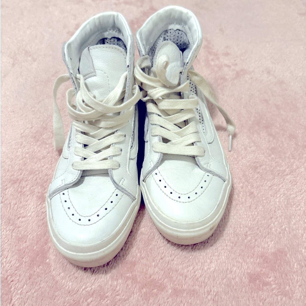 Vans White High-Top Sneakers